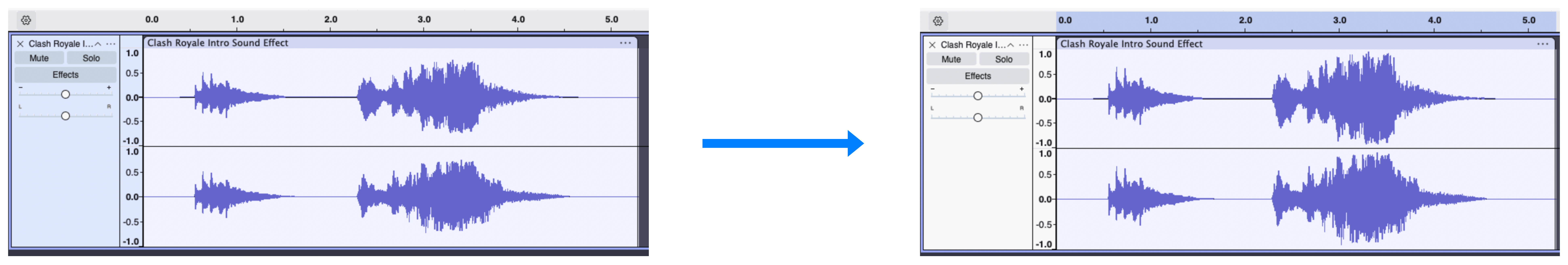 Trim Audio Visualization